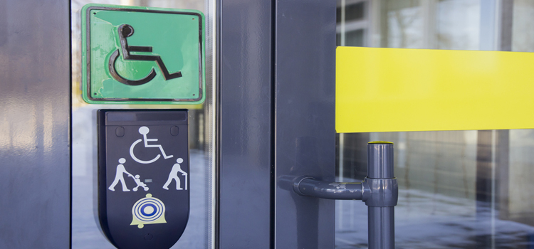 automatic handicap door opener in Claremont